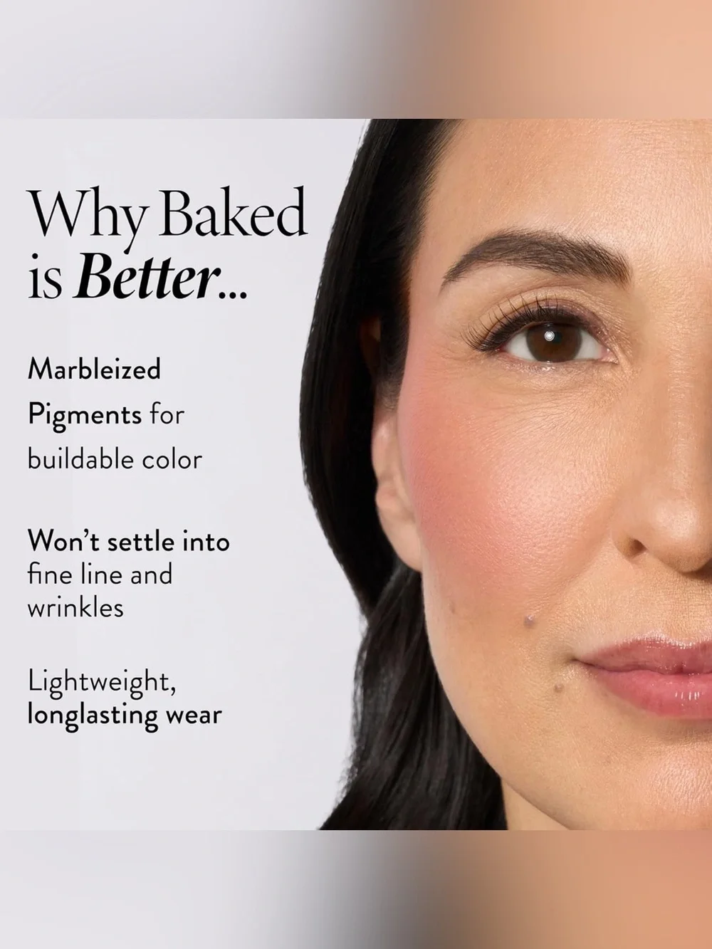Laura Geller Tropic Hues Mini Baked Blush-n-Brighten Marbleized Blush-pink coral